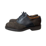Johnston & Murphy Men's Rust Black Leather Brinkley Oxford Shoes Sz 12M - NWB