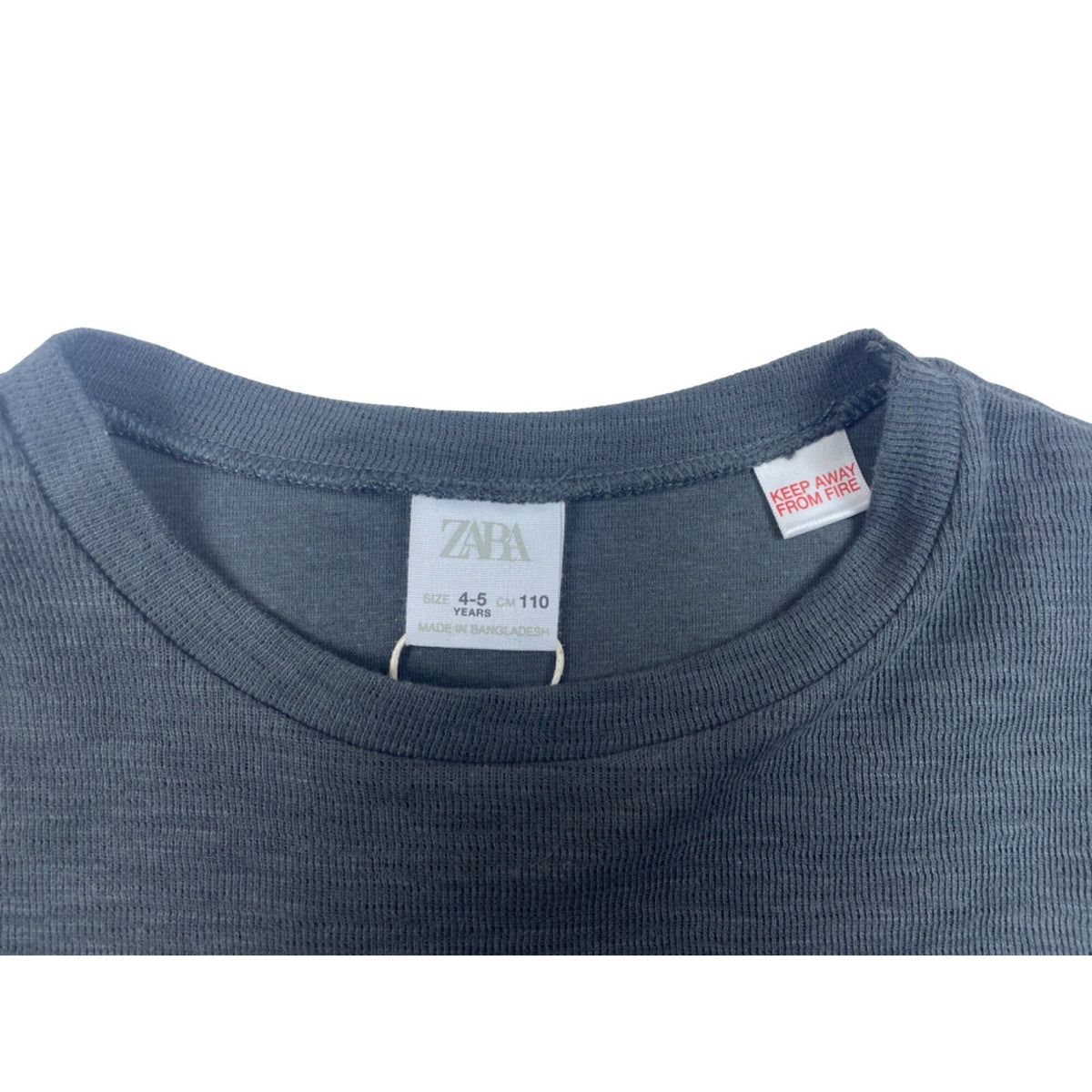 Zara Toddler Girl's Dark Gray Long Sleeve Classic Sz 4-5 (yrs) - NWT
