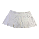 Nike Womens White Dri-FIT Polyester Spandex Pleated Athletic Skort Size Large