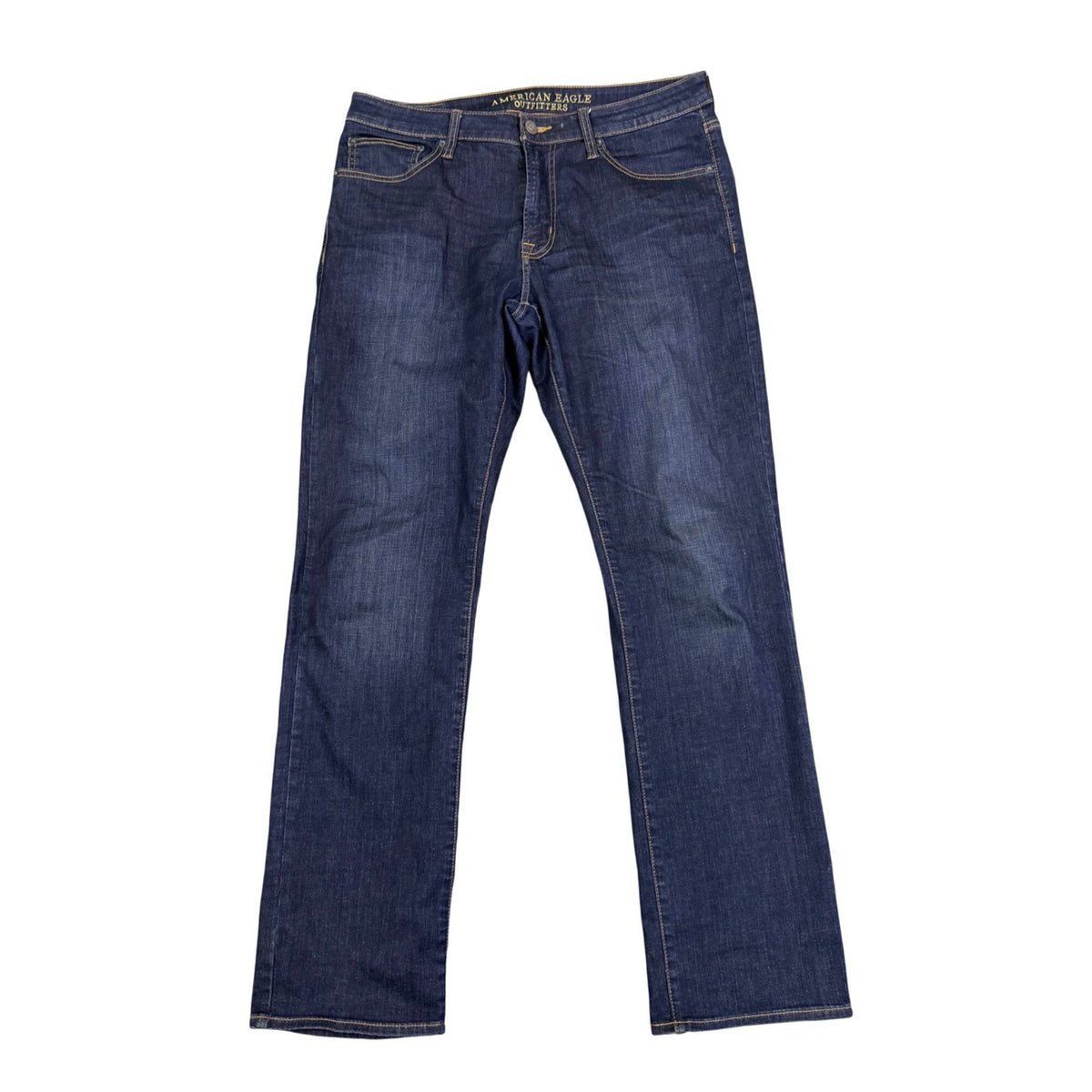 American Eagle Mens Dark Wash Extreme Flex Denim Jeans Size 34x34 