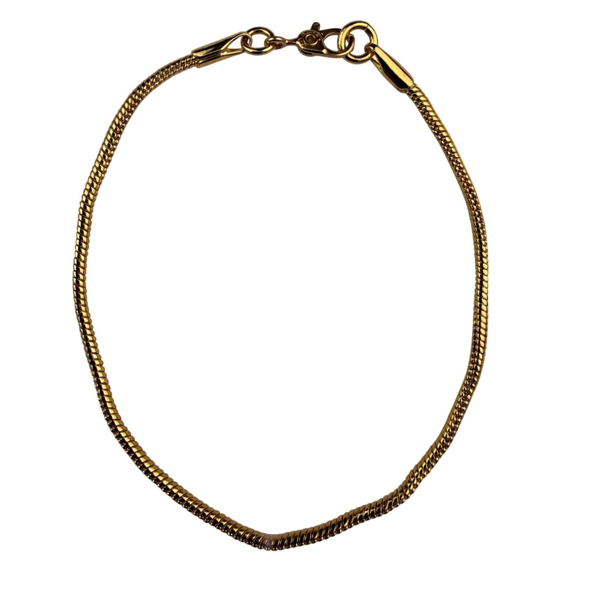 Monet Unisex Gold Tone Metal Chain Bracelet With Lobster Clasp