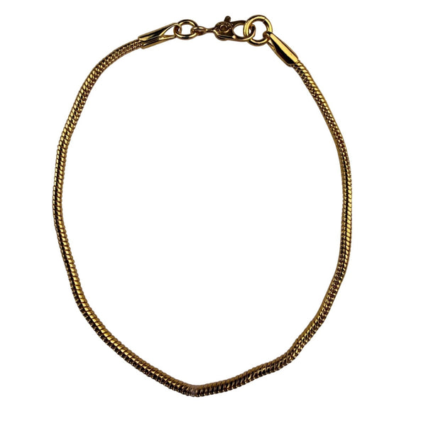 Monet Unisex Gold Tone Metal Chain Bracelet With Lobster Clasp