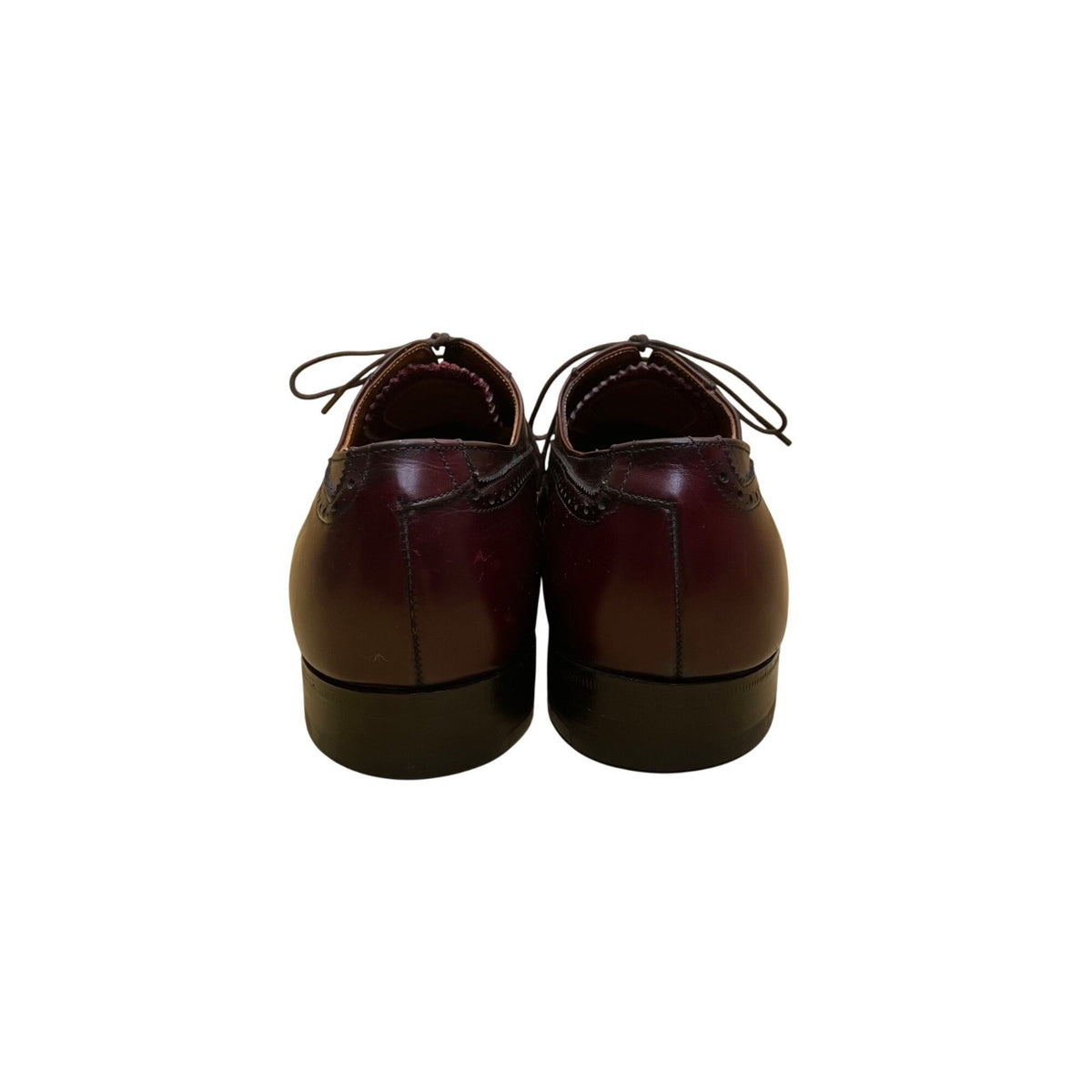 Alden Men’s Burgundy Genuine Leather Wingtip Oxfords Shoes Size 10.5