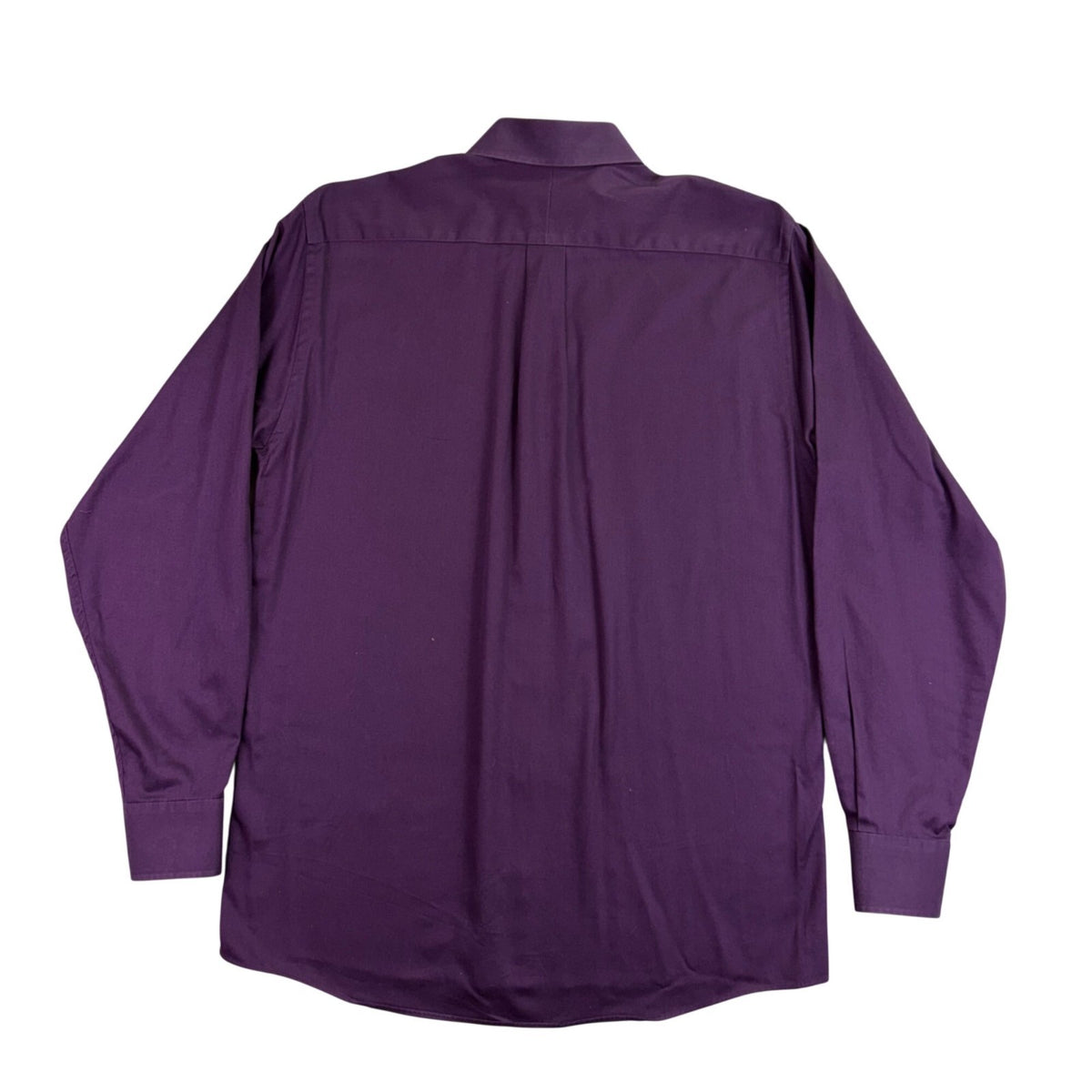 Michael Kors Mens Purple Cotton Button-Up Long Sleeve Shirt Regular Fit Sz 15.5