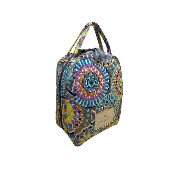 Vera Bradley Multicolor Quilted Stylish Patterned Organizer Cosmetic Tote Bag