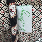 Vera Bradley Women’s Black Quilted Paisley Floral  Adjustable Crossbody Bag