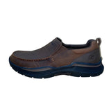 Skechers Men’s Dark Brown Air-Cooled Memory Foam Relaxed Fit Seveno Loafers Sz10