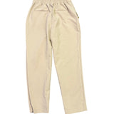 Zara Womens Beige Button-Detail High-Waisted Pants Size M