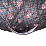 Vera Bradley Women’s Brown Quilted Paisley Fabric Carry-On Travel Duffel Bag