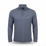 American Eagle Mens Blue Long Sleeve Athletic Fit Pullover Henley Size XLT