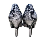 Naturalizer Women’s Alabaster Snake Embossed Mid-Heels Evie Pumps Size 7.5 M