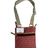Tommy Hilfiger Crossbody Red Shoulder Bag Outside and Inside Zipper Sz M - NWT