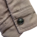 ONeill Mens Beige Cotton Jacket Corduroy Collar Sherpa Lined Standard Fit Size S
