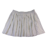 Immodel By Irina Womens White Pleated Skirt Stretch Waist All Seasons Sz  M