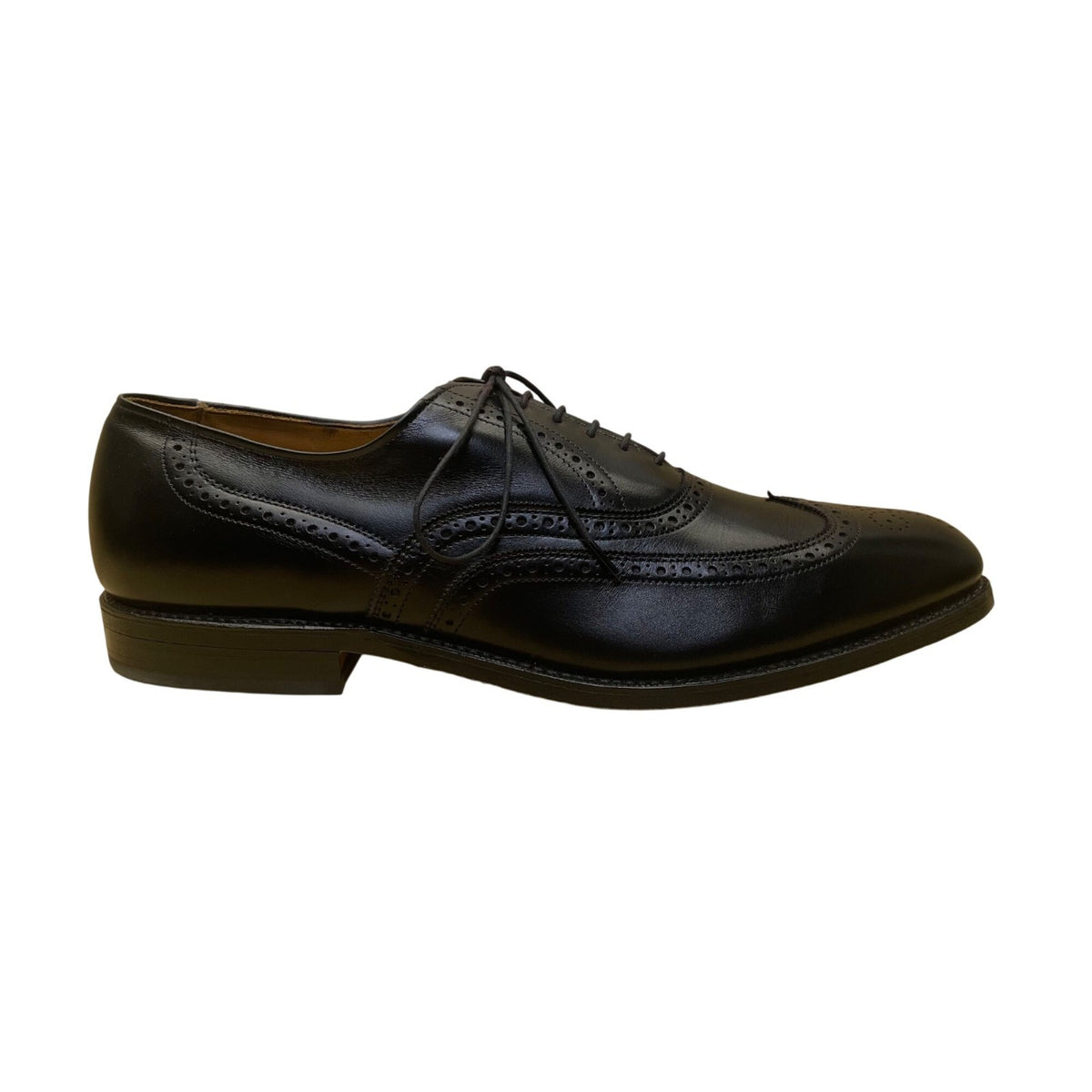 Allen Edmonds Men’s Black Leather Chester Wingtip Oxford Dress Shoes Size 11 B