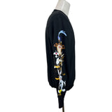 Looney Tunes Men's Black Long Sleeve Sweatshirt Sz L