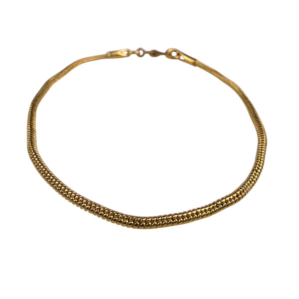 Monet Unisex Gold Tone Metal Chain Bracelet With Lobster Clasp