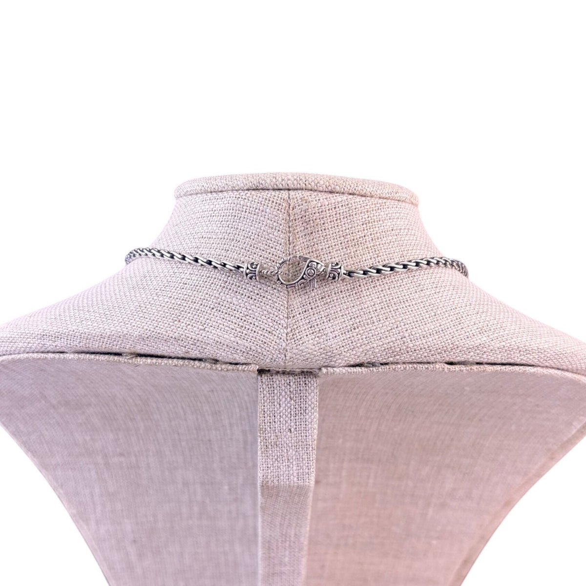 Sterling Silver Womens Wheat Chain Necklace 925 Handmade Elegant Design 