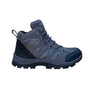Cushionaire Women’s Gray & Blue Mesh & Faux Suede Bixton Hiking Boots Size 6.5M