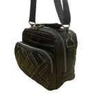 Lug Women’s Black Quilted Nylon Mini Ranger Adjustable Strap Crossbody Bag
