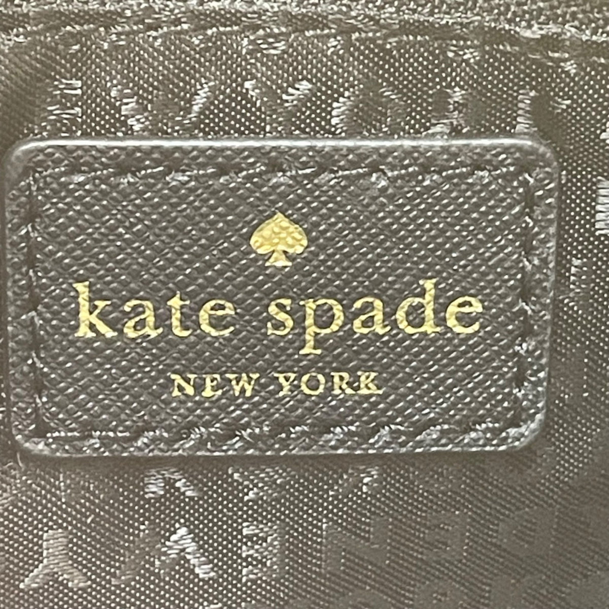 Kate Spade Women’s Black Saffiano Leather Gold Chain Strap Flap Shoulder Bag