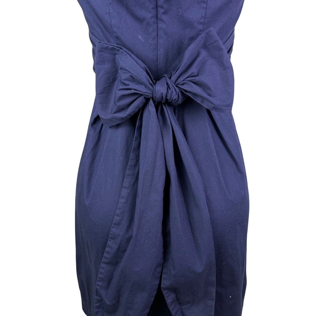 J. By J.Crew Women’s Navy Cotton Blend Sleeveless Wrap Dress Casual Fit  Size 00