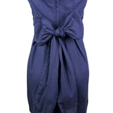 J. By J.Crew Women’s Navy Cotton Blend Sleeveless Wrap Dress Casual Fit  Size 00