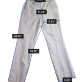 Brooks Brothers Womens White Caroline Fit Mid-Rise Dress Pants Size 12