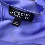 J.Crew Womens Lavender Slip Maxi Dress Classic Spaghetti Strap Size 4 
