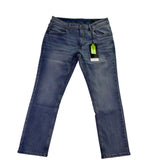 Tpj Mens Blue Denim Slim Fit Jeans Recycled Cotton Spandex Blend Sz 33x28