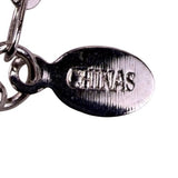 Aposhine Womens Silver Tone Rhinestone Heart Pendant Necklace With Chain Jewelry