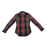 J.Crew Womens Multi-Color Plaid Slim-Fit Button-Up Long Sleeve Shirt Size 0P