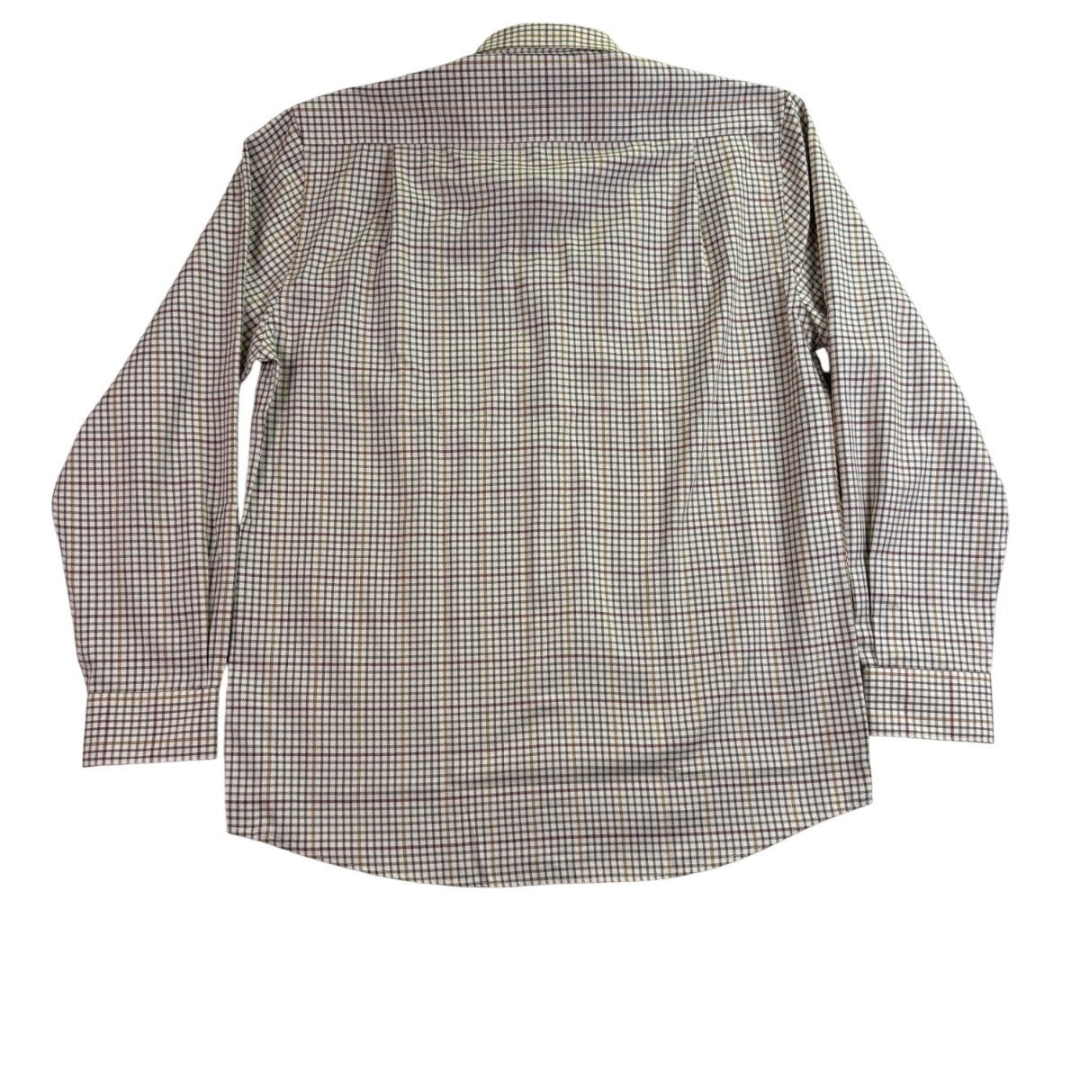 Barbour Mens Brown/Green Checked Shirt Regular Fit Sz XL