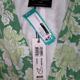 Minkpink Womens Green Floral Maxi Dress With Ruffle Sleeves & Buttons Size L