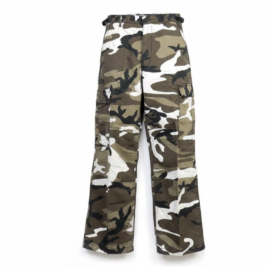Jet Lag Mens Camouflage Cargo Pants Adjustable Waist Sz Small