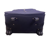 Olympia Elegance Black Free hand Hook Strap Power Handle Wheeled Travel Luggage