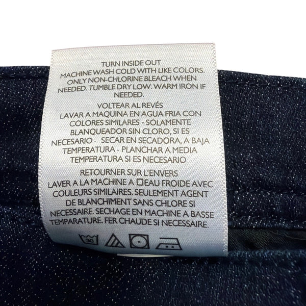 Style & Co Womens Dark Wash Denim Slim Leg High-Rise Tummy-Control Jeans Sz 16S