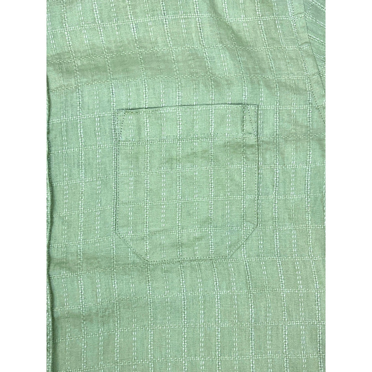 Tommy Bahama Men's Green Lime Button Up Long Sleeve Linen Shirt Sz XL