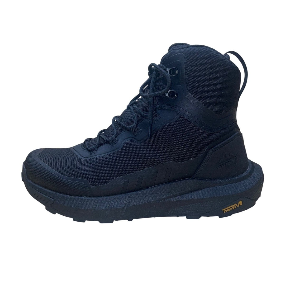 Nortiv 8 Men’s Black Lace-Up & Side Zipper Military Tactical Hiking Boots Sz 11