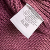 Simply Vera Vera Wang Womens Purple Viscose Metallic V-Neck Sweater Size M
