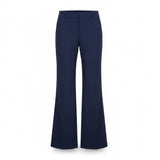 BCBGMaxAzria Womens Navy Flared Dress Pants Size 8