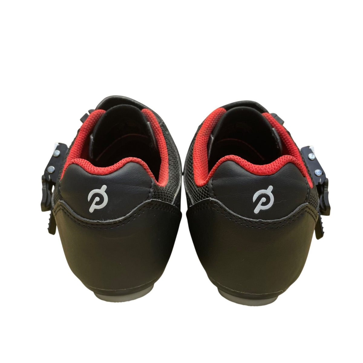 Peloton Unisex Black Synthetic Mil Adhesive Strap Cycling Cleat Shoes Size 38