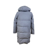 Bosideng Women's Gray Hooded Puffer Coat Long Length Winter Outerwear Sz 2