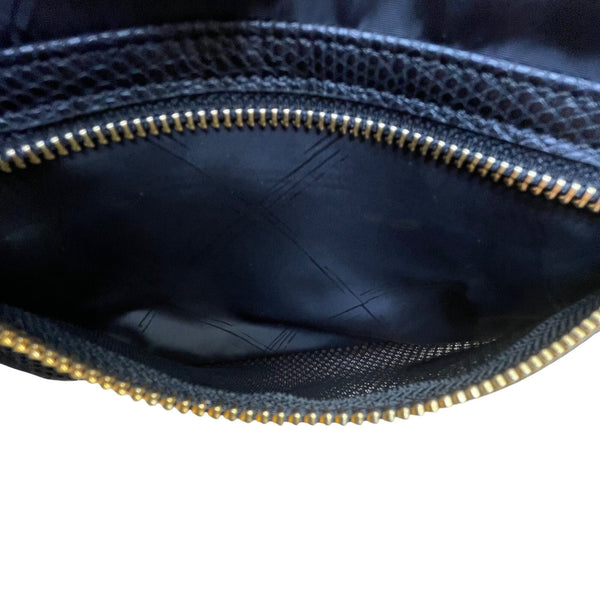 Vera Bradley Women’s Black Polyester Mesh Adjustable Strap Preppy Tess Belt Bag