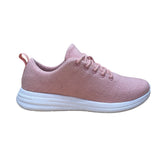 Freeshield Women’s Light Pink Wool Lightweight Lace-Up Athletic Sneakers Size 9