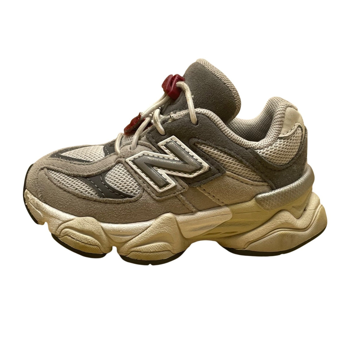 New Balance Men’s Gray Mesh Lace-Up Athletic Shoes Size 6.5US