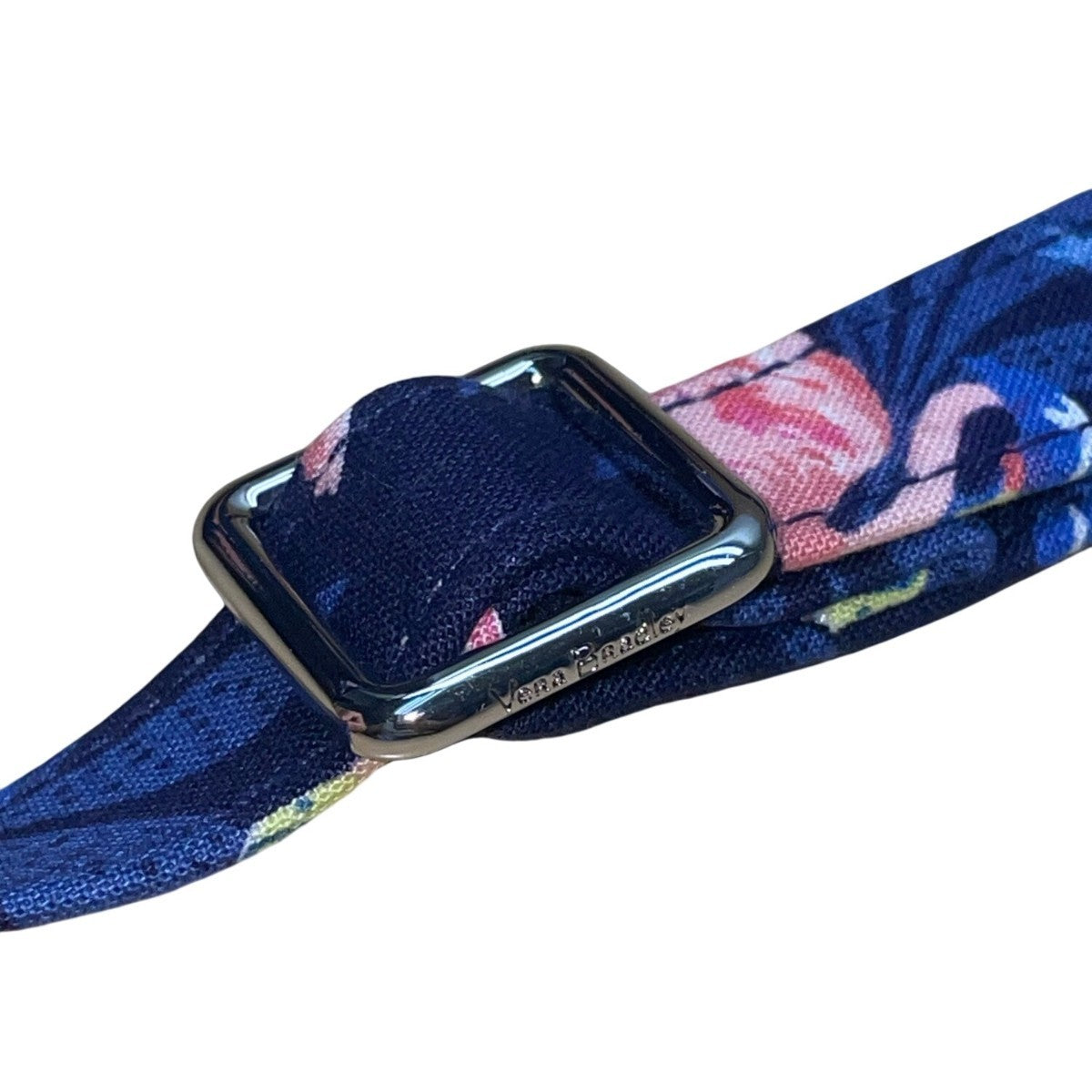 Vera Bradley Women’s Navy Flamingo Pattern Quilted Adjustable Crossbody Bag