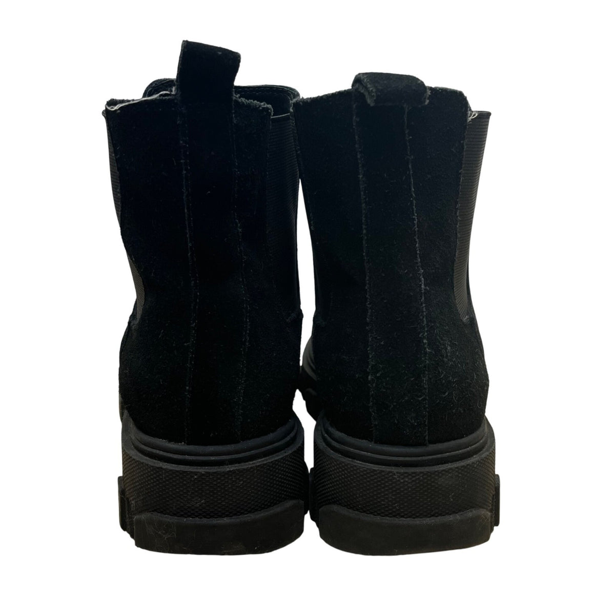 Urban Outfitters Women’s Black Suede Chunky Sole Chelsea Boots Size 8 US