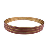 Alfani Womens Rose Gold Tone Metal Slim Bangle Bracelets Set Of 3 Modern Design