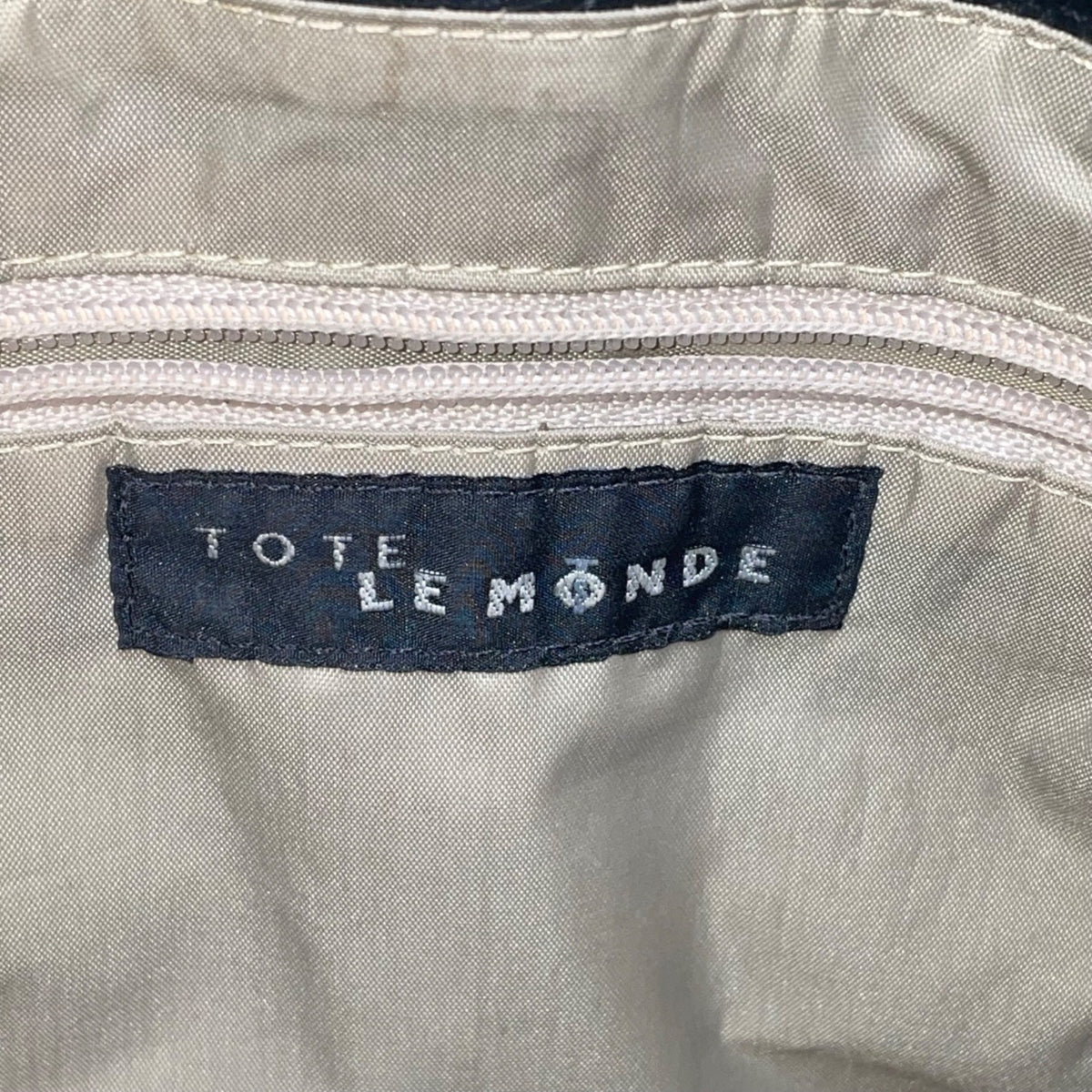 Tote Le Monde Women’s Multicolor Leather & Fabric Bucket Shoulder Bag